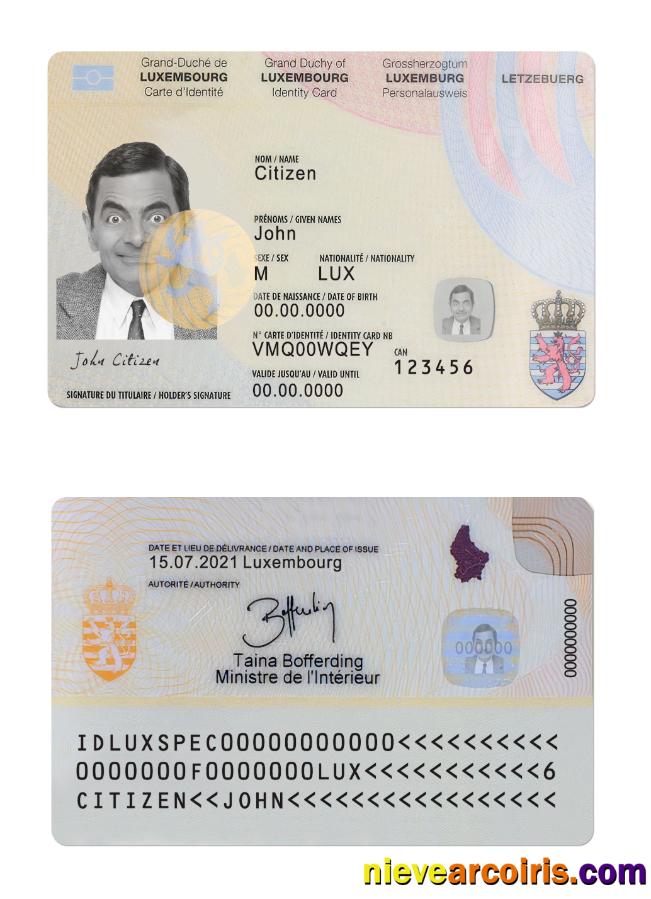 Luxembourg ID card